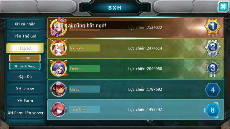 Mã : #TTS7079 - S1951 - V7 - BXH : 8 - V7 - 17K KC - ĐÃ NẠP LỆNH Unvoa Lati Armdlo Raikou