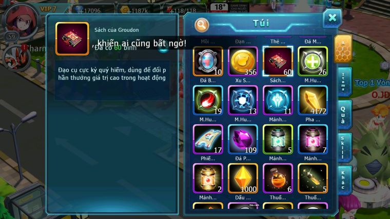 Mã : #TTS7079 - S1951 - V7 - BXH : 8 - V7 - 17K KC - ĐÃ NẠP LỆNH Unvoa Lati Armdlo Raikou