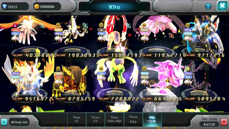 Mã : #TTS7090 - S1439 - BXH : 23 - V14 - 24K KC - Ho-oh CHD Miraidon Bc Yvetal Diancie WB Qvld Nhiều Pet BC