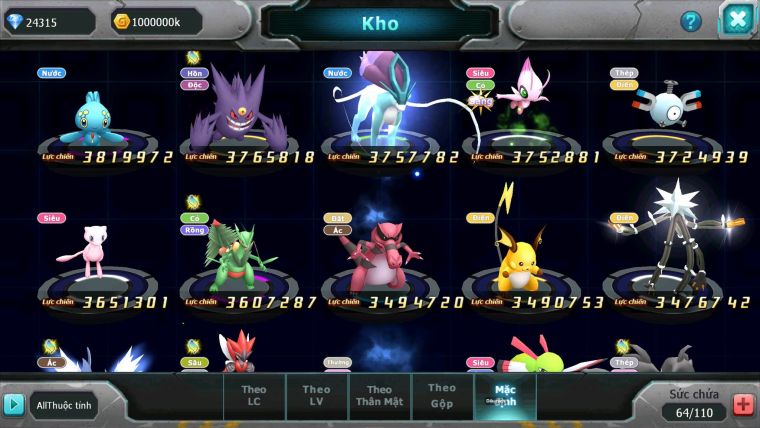 Mã : #TTS7090 - S1439 - BXH : 23 - V14 - 24K KC - Ho-oh CHD Miraidon Bc Yvetal Diancie WB Qvld Nhiều Pet BC
