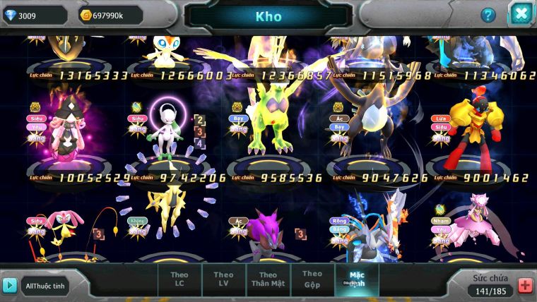 Mã : #TTS7089 - S1199 - V15 - BXH : 4 - Top4-5/C19 - 628S - Vua Kiếm Khiên Bá Chủ Arc Thép Dnm Tapu Bulu & Ho-oh CHD Full Dame