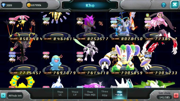 Mã : #TTS7089 - S1199 - V15 - BXH : 4 - Top4-5/C19 - 628S - Vua Kiếm Khiên Bá Chủ Arc Thép Dnm Tapu Bulu & Ho-oh CHD Full Dame