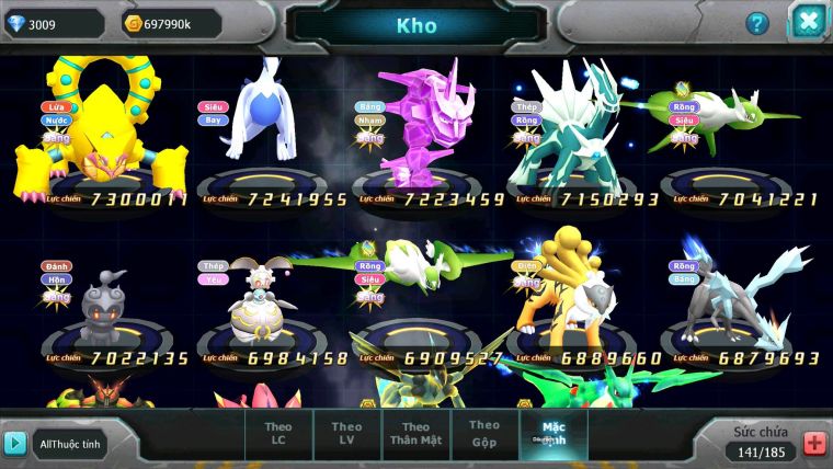 Mã : #TTS7089 - S1199 - V15 - BXH : 4 - Top4-5/C19 - 628S - Vua Kiếm Khiên Bá Chủ Arc Thép Dnm Tapu Bulu & Ho-oh CHD Full Dame