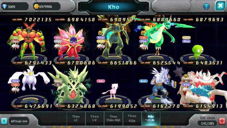 Mã : #TTS7089 - S1199 - V15 - BXH : 4 - Top4-5/C19 - 628S - Vua Kiếm Khiên Bá Chủ Arc Thép Dnm Tapu Bulu & Ho-oh CHD Full Dame