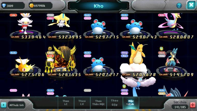 Mã : #TTS7089 - S1199 - V15 - BXH : 4 - Top4-5/C19 - 628S - Vua Kiếm Khiên Bá Chủ Arc Thép Dnm Tapu Bulu & Ho-oh CHD Full Dame