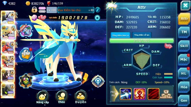 Mã : #TTS7099 - S1734 - BXH:6 - V17  - 22K Sách - Miraidon Koraidon Bá Chủ Kiếm Khiên Bc Cặp ZFlare + Z100 Bc 3 Team Hot