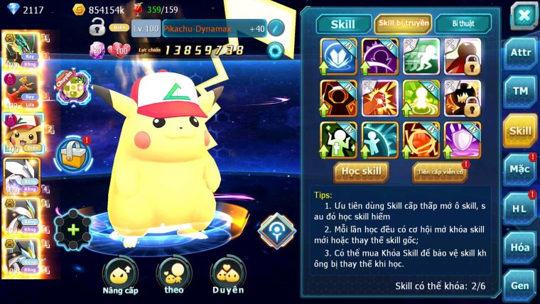 Mã : #TTS7098 - S34 - V12 - BXH : 17 - Rayquaza Bc Ho-oh Dnm Pikachu Dnm Unvoa WB Bc Z100 BC Nhiêu Pet Ht