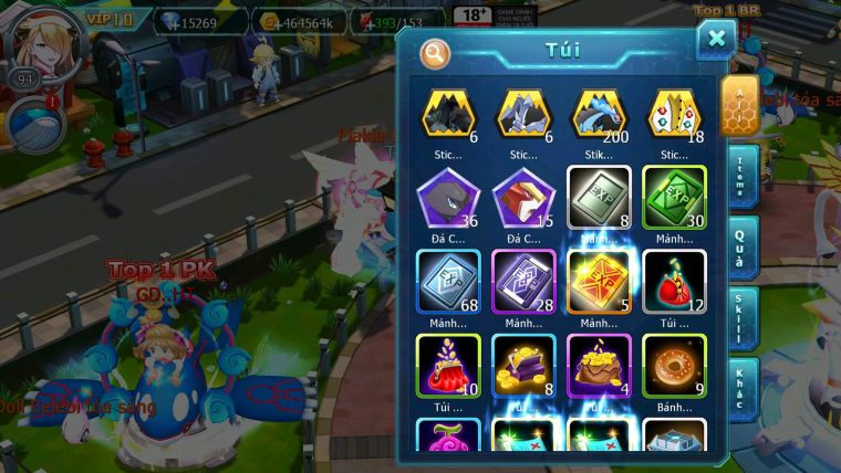 Mã : #TTS7096 - S1717 - V10 - 15K KC - Diancie Tapu fini Bc Fini Unvoa Lugia Palkia Bc Nhiều Pet HT