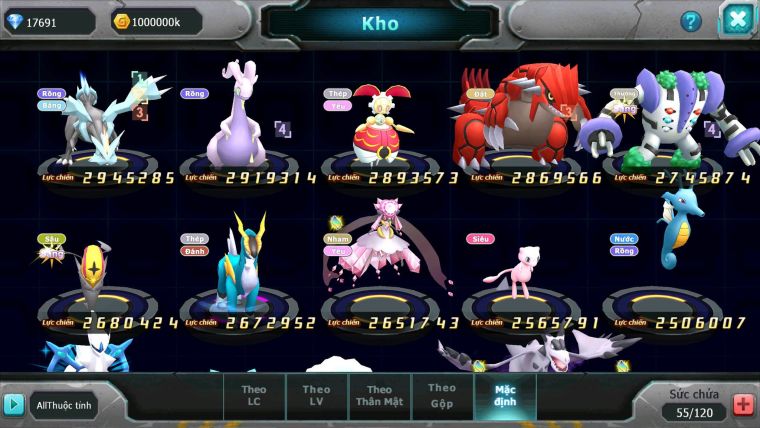 Mã : #TTS7094 - S1530 - V10 - Mew Giap Bá Chủ Cặp Lati bc Unvoa Nhiều Pet HT