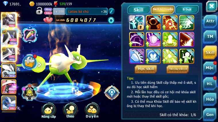 Mã : #TTS7094 - S1530 - V10 - Mew Giap Bá Chủ Cặp Lati bc Unvoa Nhiều Pet HT