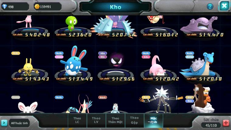 Mã : #TTS7100 - S1830 - 575S - Unvoa Lugia Bc Ho-oh Cặp Lati Bc