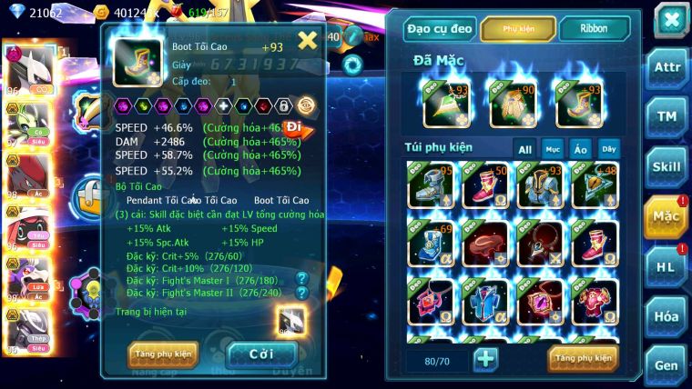 Mã : #TTS7112 - S1860 - V15 - BXH:7 - Sáng Thế Dynamax Celebi Bc Zoroa Bc Drak ho-oh Bc Cặp Lati bá chủ