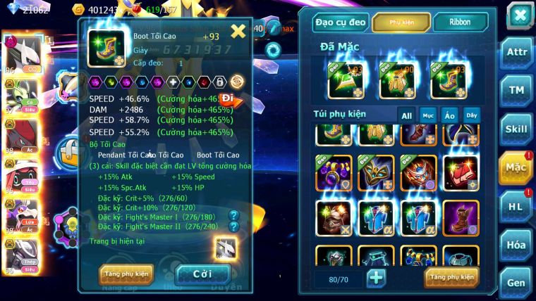 Mã : #TTS7112 - S1860 - V15 - BXH:7 - Sáng Thế Dynamax Celebi Bc Zoroa Bc Drak ho-oh Bc Cặp Lati bá chủ