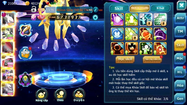 Mã : #TTS7112 - S1860 - V15 - BXH:7 - Sáng Thế Dynamax Celebi Bc Zoroa Bc Drak ho-oh Bc Cặp Lati bá chủ