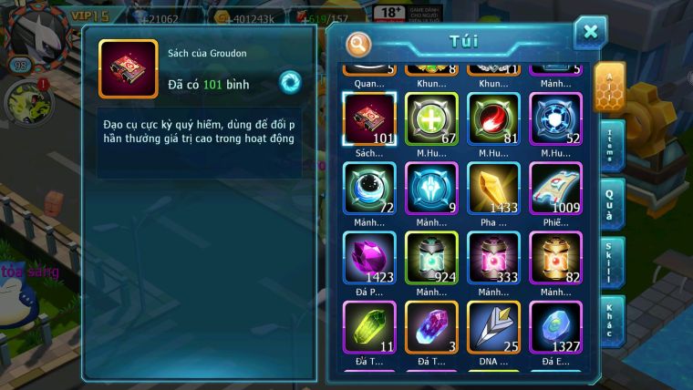 Mã : #TTS7112 - S1860 - V15 - BXH:7 - Sáng Thế Dynamax Celebi Bc Zoroa Bc Drak ho-oh Bc Cặp Lati bá chủ