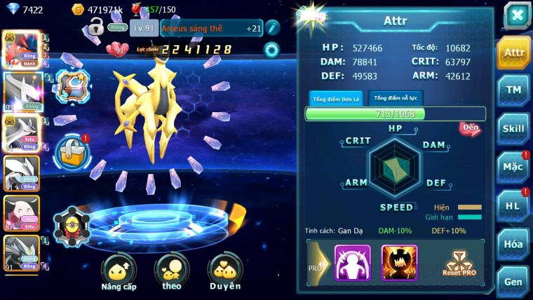 Mã : #TTS7111 - S1895 - V13 - BXH : 6 - Koraidon Bá Chủ - ST Lati Unvoa