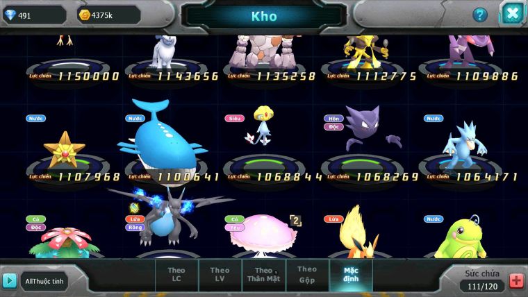 Mã : #TTS7108 - S1727 - V3 - Diancie Bc Tapu Fini Bc Unvoa Xerm Nhiều Pet HT