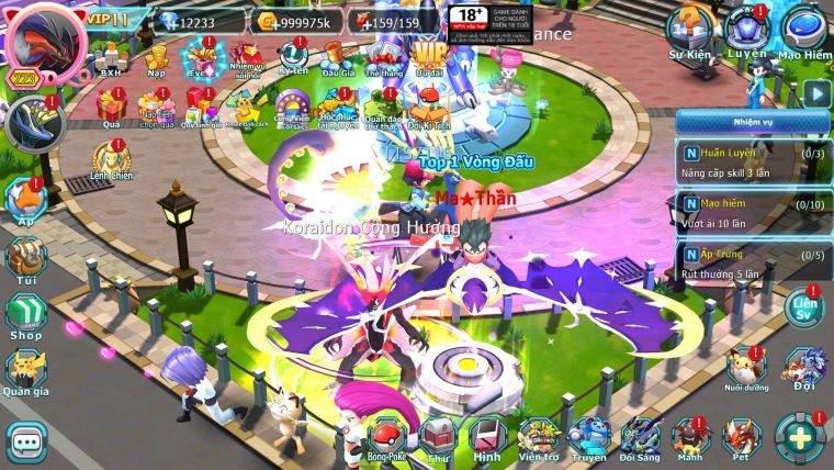 Mã : #TTS7116 - S1520 - V11 - 12K KC - Ho-oh CHD Yvetal Thần Gio Bc Shadow Lugia Nhiều Pet HT