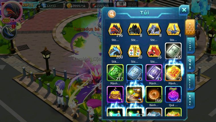 Mã : #TTS7116 - S1520 - V11 - 12K KC - Ho-oh CHD Yvetal Thần Gio Bc Shadow Lugia Nhiều Pet HT
