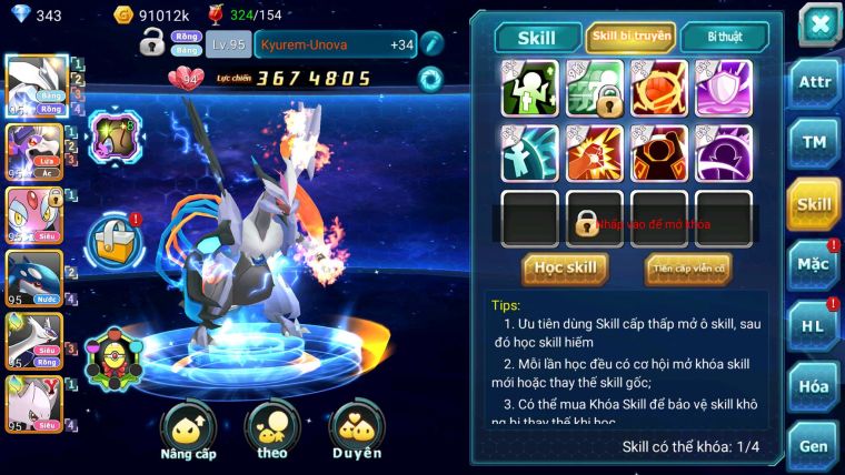 Mã : #TTS7129 - S1803 - V7 - Unvoa Drak ho-oh mes kyogre cặp lati
