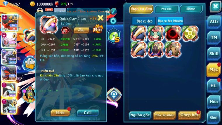 Mã : #TTS7128 - S561 - BXH: 4 - Top4/C9 - V15 - Ho-oh & Diancie CHD Palkia& Yvetal CH WB Dynamax Hoopa Bá Chủ