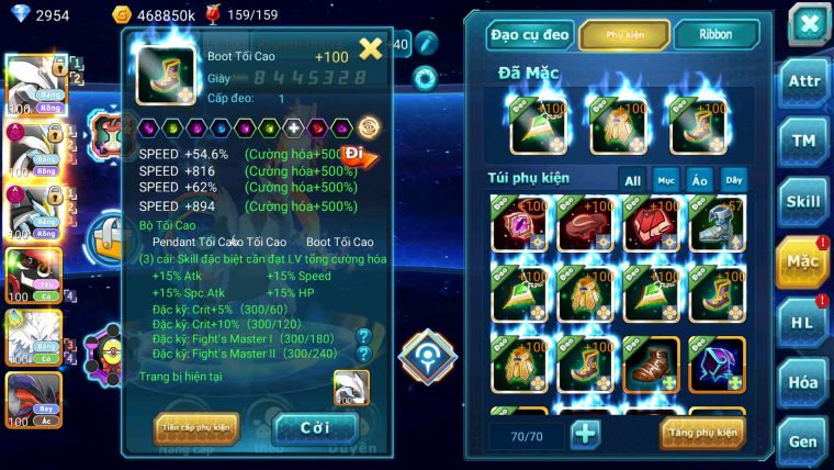 Mã :#TTS7138 - S1838 ( Đã Gộp SV) - BXH: 26  V12 - Unvoa White Black Dynamax Tapu bulu cặp lati