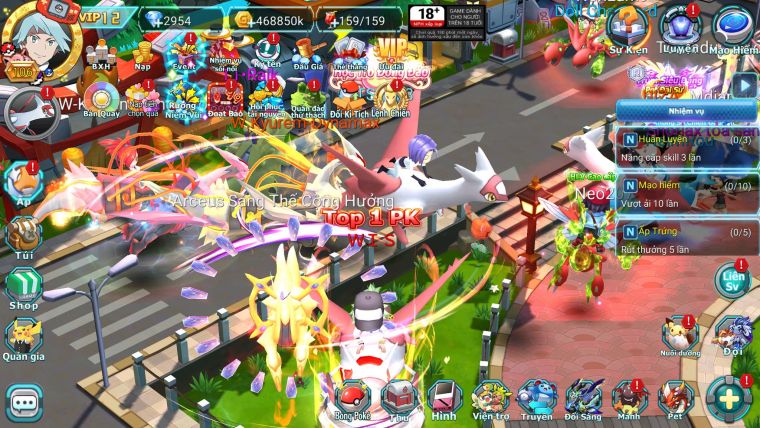 Mã :#TTS7138 - S1838 ( Đã Gộp SV) - BXH: 26  V12 - Unvoa White Black Dynamax Tapu bulu cặp lati