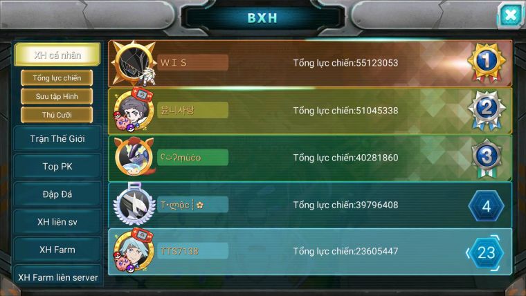 Mã :#TTS7138 - S1838 ( Đã Gộp SV) - BXH: 26  V12 - Unvoa White Black Dynamax Tapu bulu cặp lati