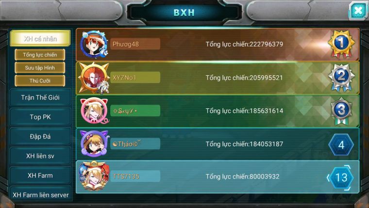 Mã : #TTS7135 - S216 - BXH:11 - V12 - 120M Diancie CH - Diancie Dnm Rayquaza BC Ho-oh BC  WB Bá Chủ Unvoa Mew giáp bc nhiều pet bc