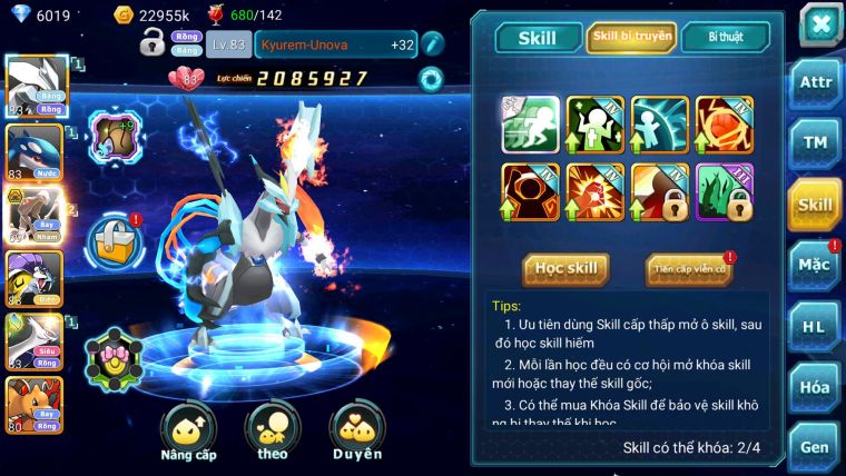 Mã : #TTS7133 - S1919 - V10 BXH : 17 - Unvoa Kyogre RX Bá Chủ Raikou lugia mes nhiều pet ht