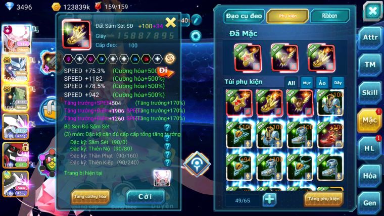 Mã : #TTS7141 - S1768 - V12 - 958S - Diancie CHD Full SS Rắn Băng Sakata Bc Unvoa Nhiều Pet HT