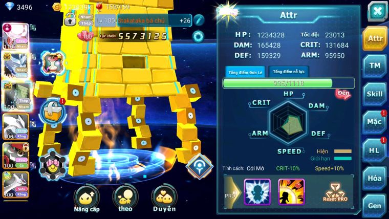 Mã : #TTS7141 - S1768 - V12 - 958S - Diancie CHD Full SS Rắn Băng Sakata Bc Unvoa Nhiều Pet HT