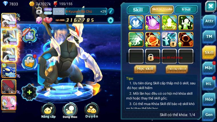 Mã : #TTS7140 - S1874 - V8 - BXH : 6PK - Unvoa White Black Bá Chủ Kyogre Zoroa