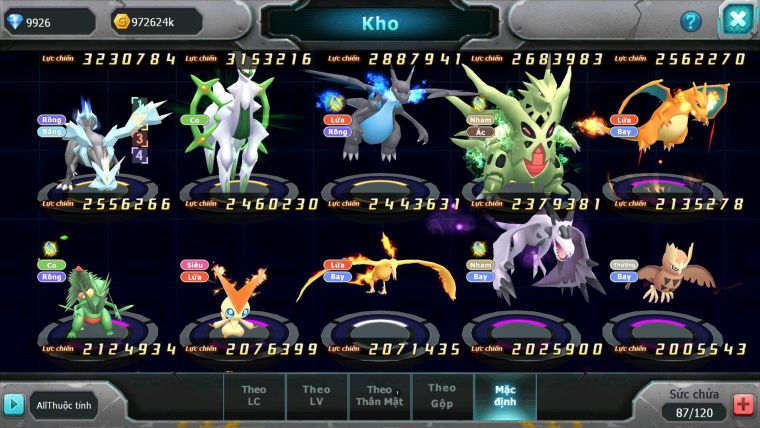 Mã : #TTS7154 - S1793 - V12 - BXH : 40 - 4K Sách - Ho-oh Dnm Thần Gio Bc Qvld Bc Yvetal Drak ho-oh