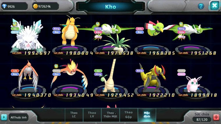 Mã : #TTS7154 - S1793 - V12 - BXH : 40 - 4K Sách - Ho-oh Dnm Thần Gio Bc Qvld Bc Yvetal Drak ho-oh