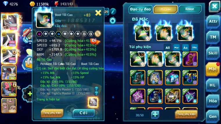 Mã : #TTS7161 - S1914 - V4 - Mew giap Bá Chủ Cặp lati Bc Armdlo sò nhiều pet HT