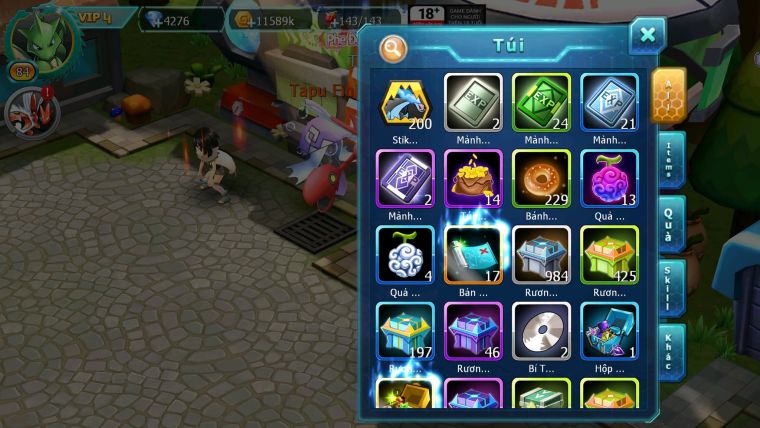 Mã : #TTS7161 - S1914 - V4 - Mew giap Bá Chủ Cặp lati Bc Armdlo sò nhiều pet HT