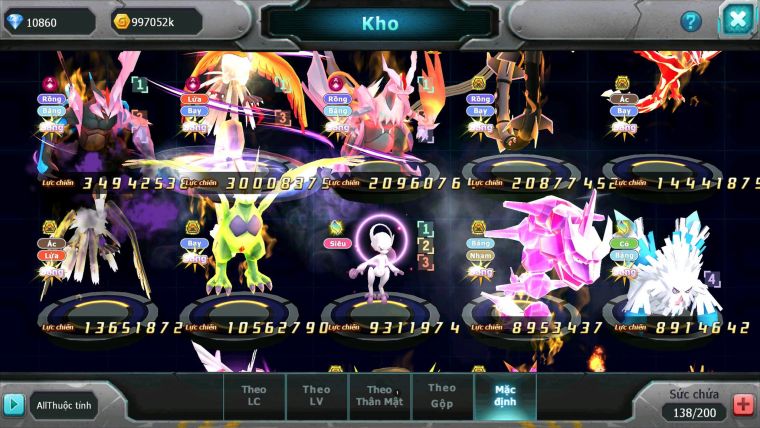Mã : #TTS7160 - S1165 - BXH:10 - 3K1 Sách - V15 - Black Ho-oh White CHD Rayquaza Bc Yvetal Bc Nhiều Pet HT