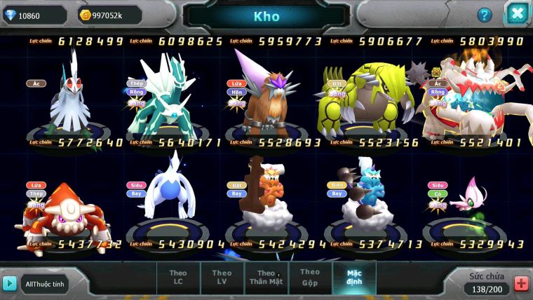 Mã : #TTS7160 - S1165 - BXH:10 - 3K1 Sách - V15 - Black Ho-oh White CHD Rayquaza Bc Yvetal Bc Nhiều Pet HT