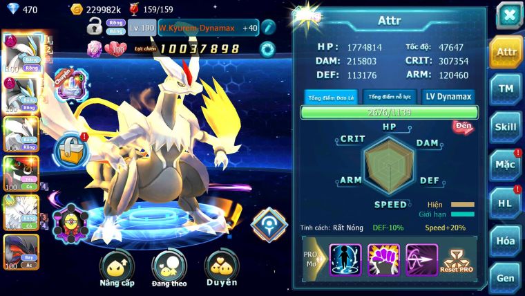 Mã : #TTS7158 - S1838 (SV GỘP ) - BXH: 23 - WB Dnm Unvoa Tapu Bulu Nhiều Pet Ht