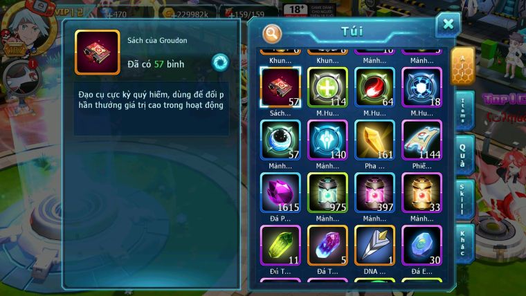 Mã : #TTS7158 - S1838 (SV GỘP ) - BXH: 23 - WB Dnm Unvoa Tapu Bulu Nhiều Pet Ht