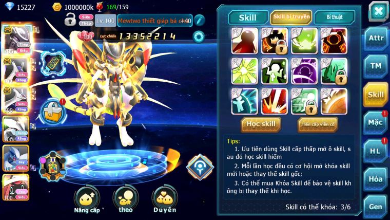 Mã : #TTS7156 - S1530 - V10 - 15K KC - Mew giáp bá chủ cặp lati bc build khỏe